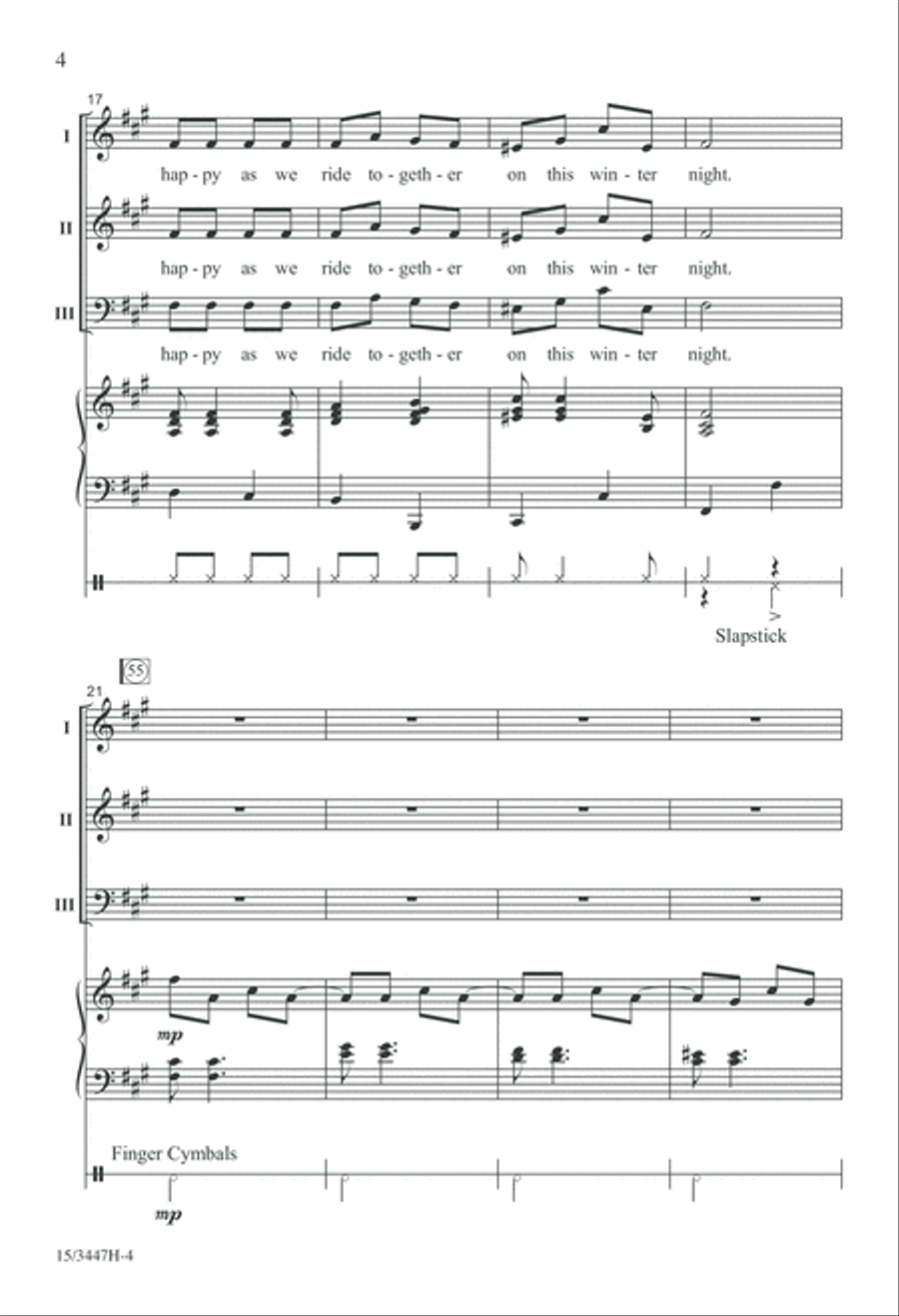 On This Winter Night On This Winter Night 3-Part scores gallery preview page 4