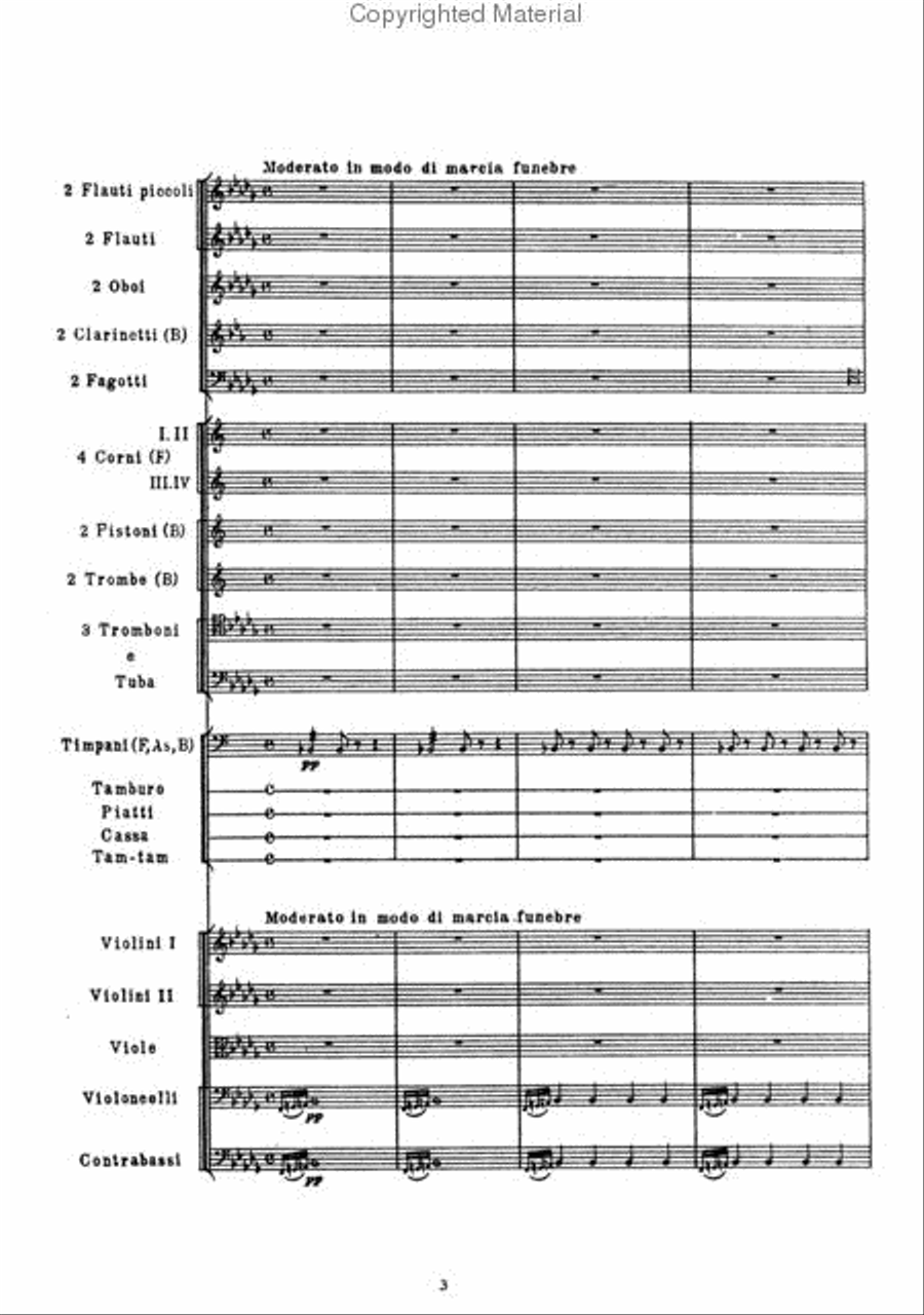 1812 Overture, Marche Slave and Francesca da Rimini in Full Score Full Orchestra scores gallery preview page 2