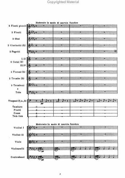 1812 Overture, Marche Slave and Francesca da Rimini in Full Score