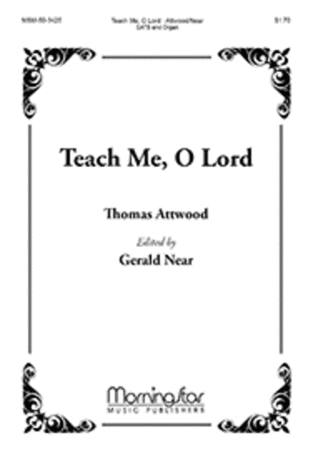 Teach Me, O Lord