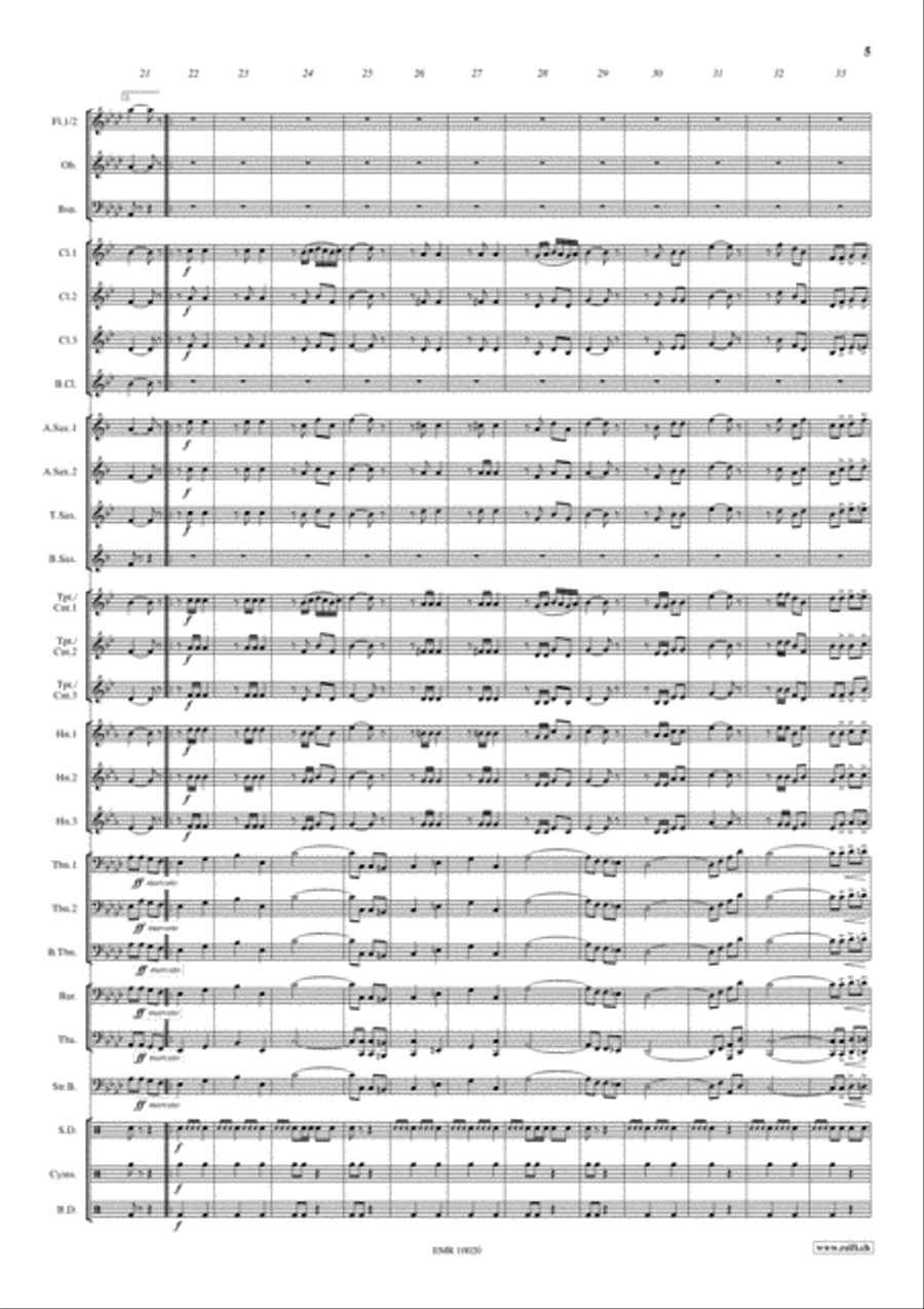 Sembrancher Concert Band scores gallery preview page 6