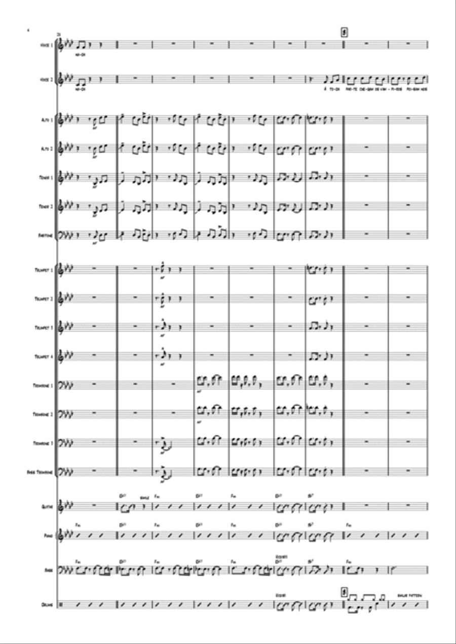 Os Vampiros Jazz Ensemble scores gallery preview page 4