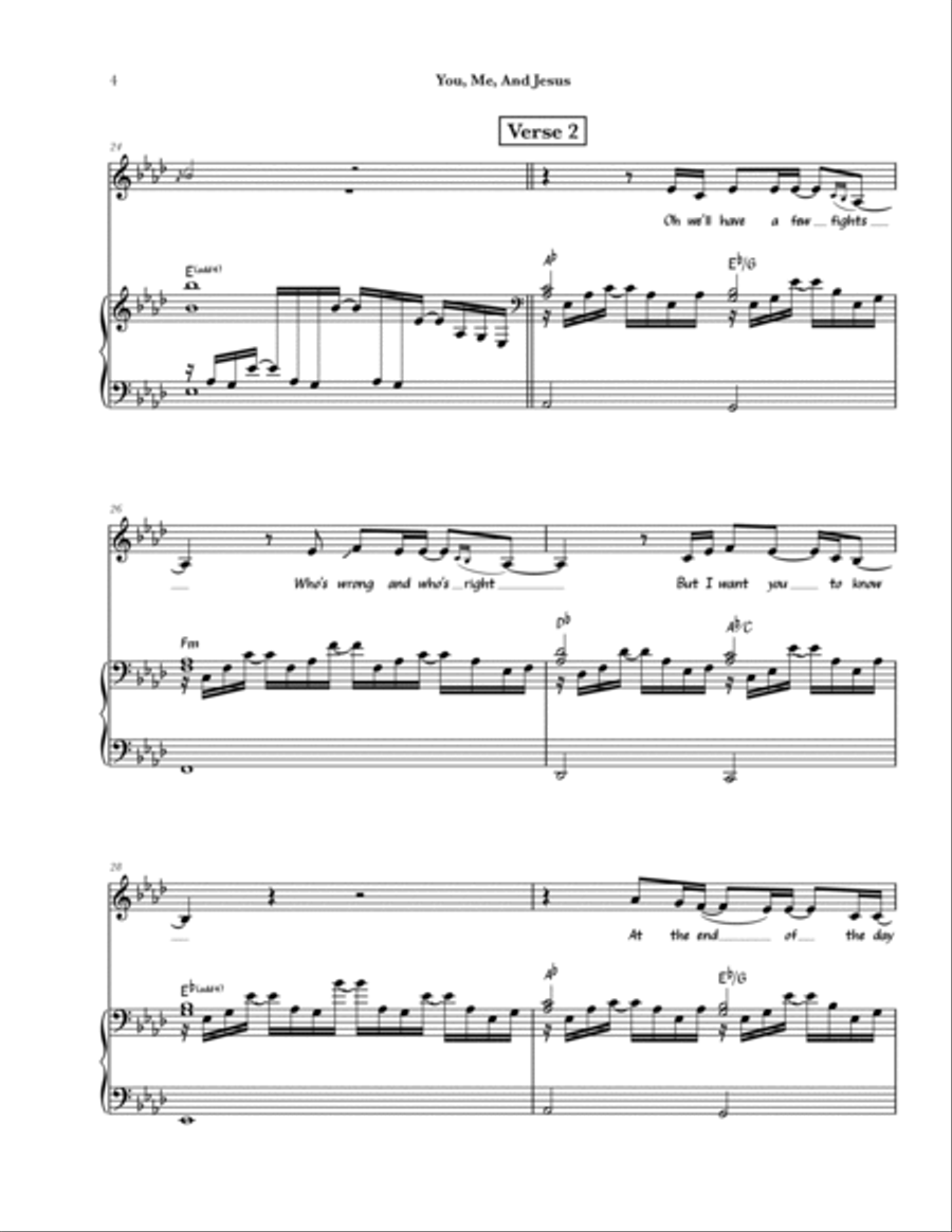 You, Me, and Jesus Voice scores gallery preview page 4