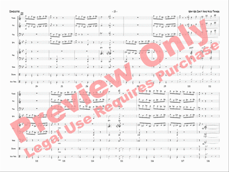 Why We Can't Have Nice Things Jazz Ensemble scores gallery preview page 16
