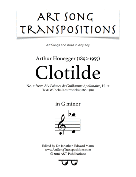 Clotilde (G minor)