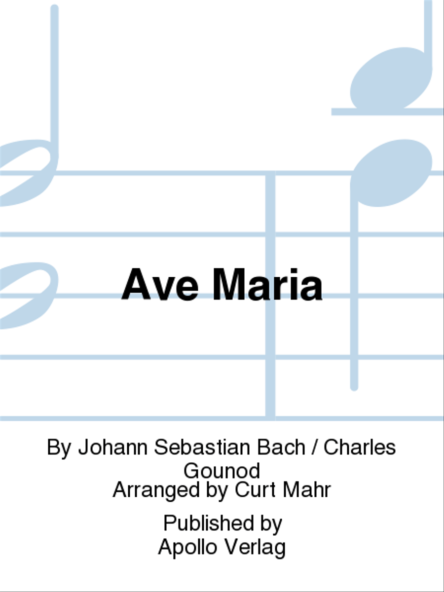 Ave Maria Accordion scores gallery preview page 1