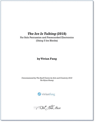 Book cover for The Ice Is Talking (2018)