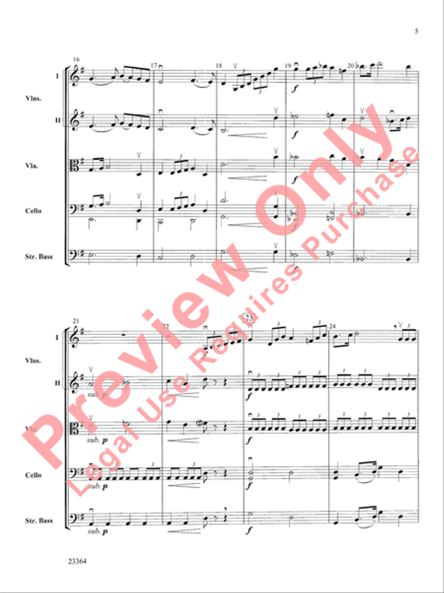 The Adventures of Stringman String Orchestra scores gallery preview page 6