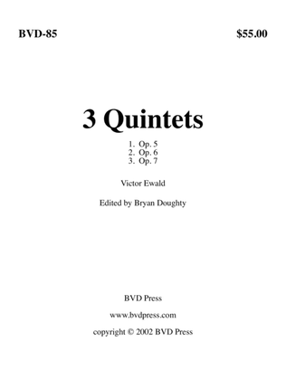 Book cover for 3 Ewald Quintets
