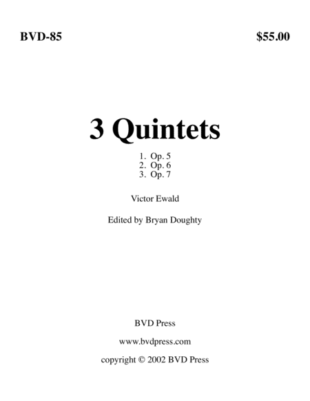 3 Ewald Quintets