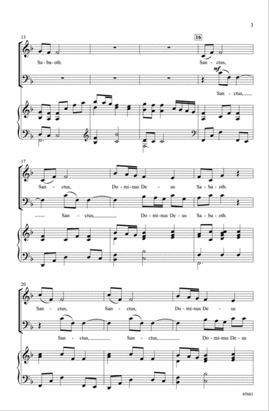Sanctus Choir scores gallery preview page 2