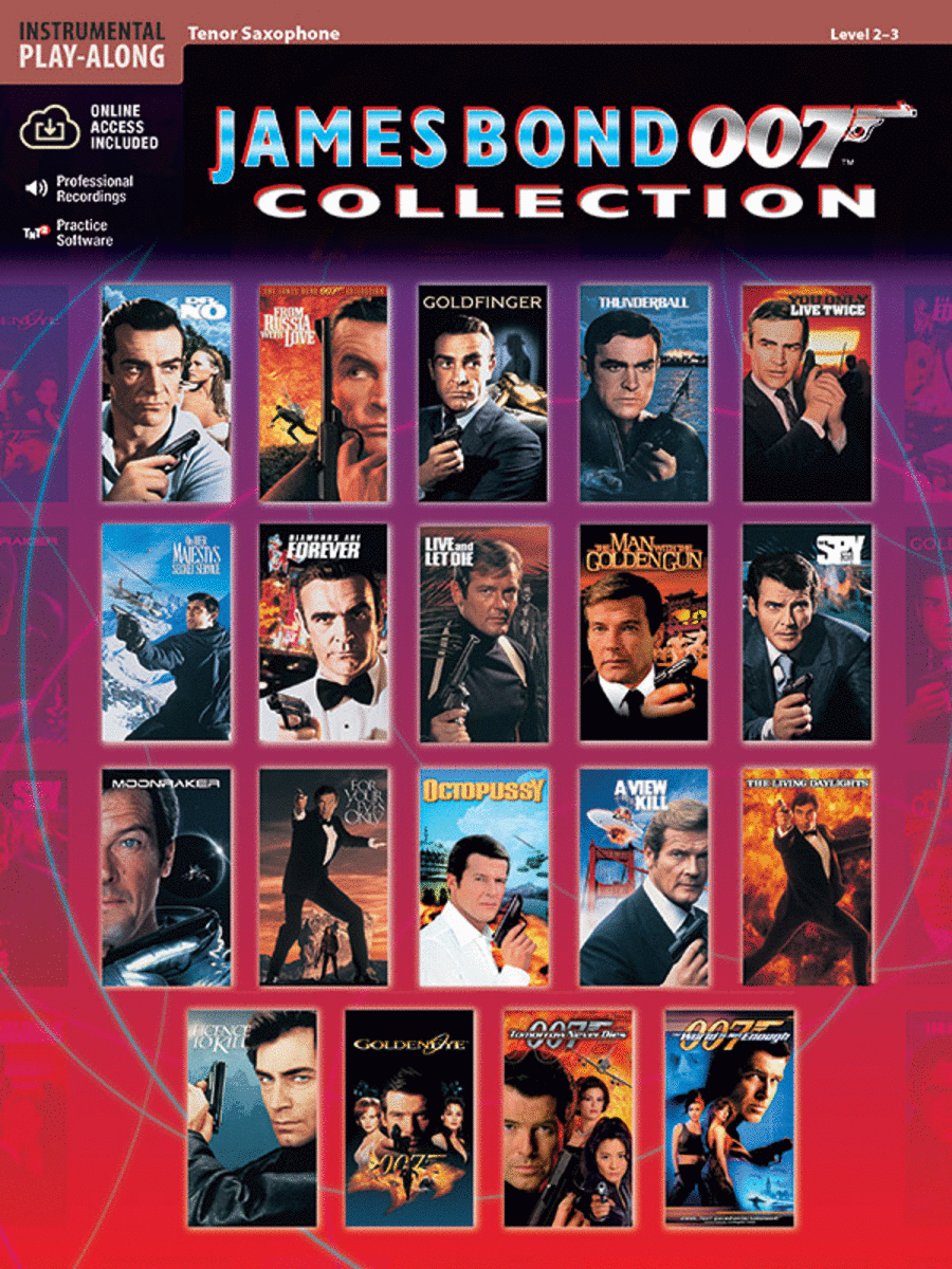 James Bond 007 Collection - Tenor Saxophone (Book/CD) Tenor Saxophone scores gallery preview page 1