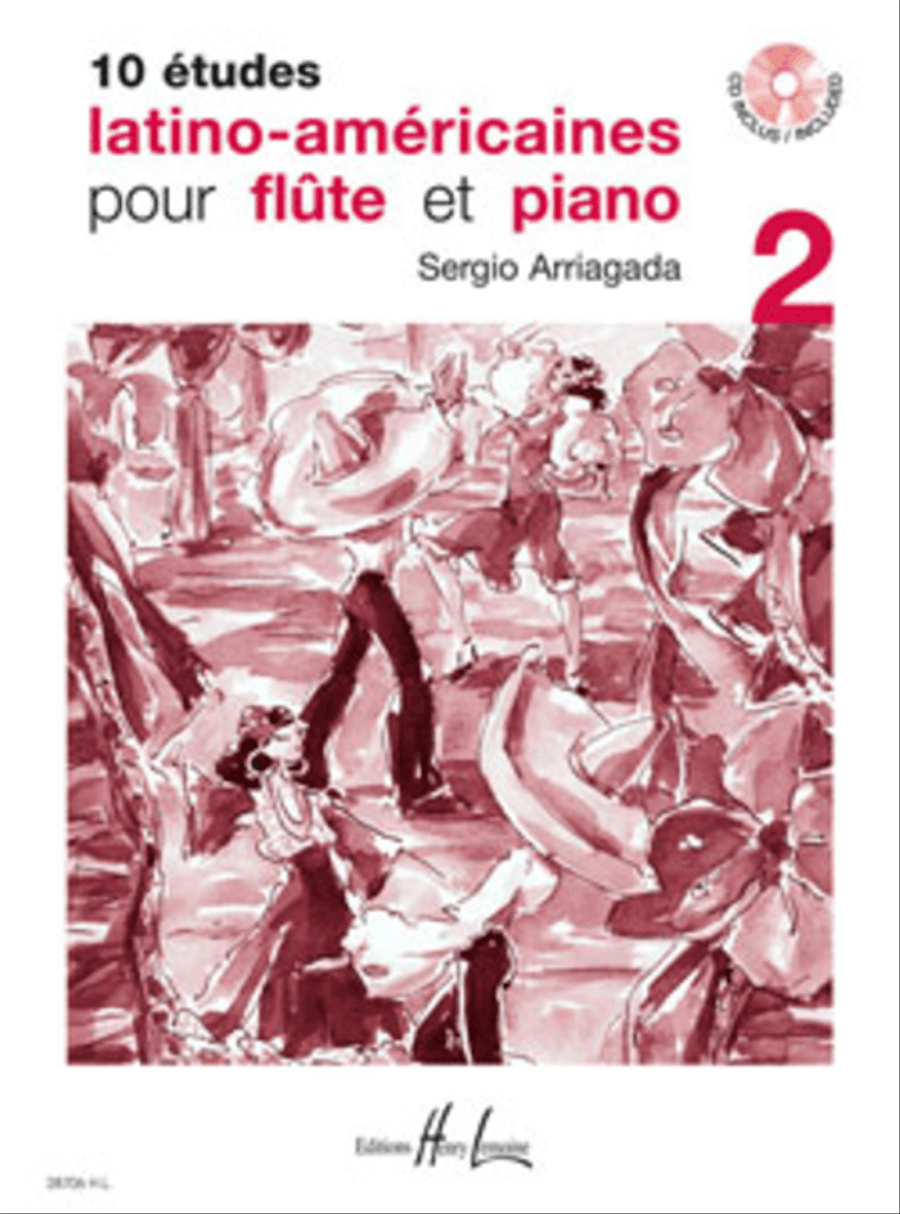 Etudes latino americaines (10) - Volume 2 Flute Solo scores gallery preview page 1