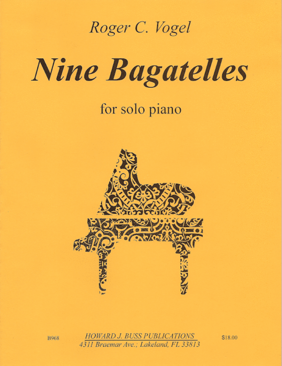 Nine Bagatelles Nine Bagatelles Piano Solo scores gallery preview page 1