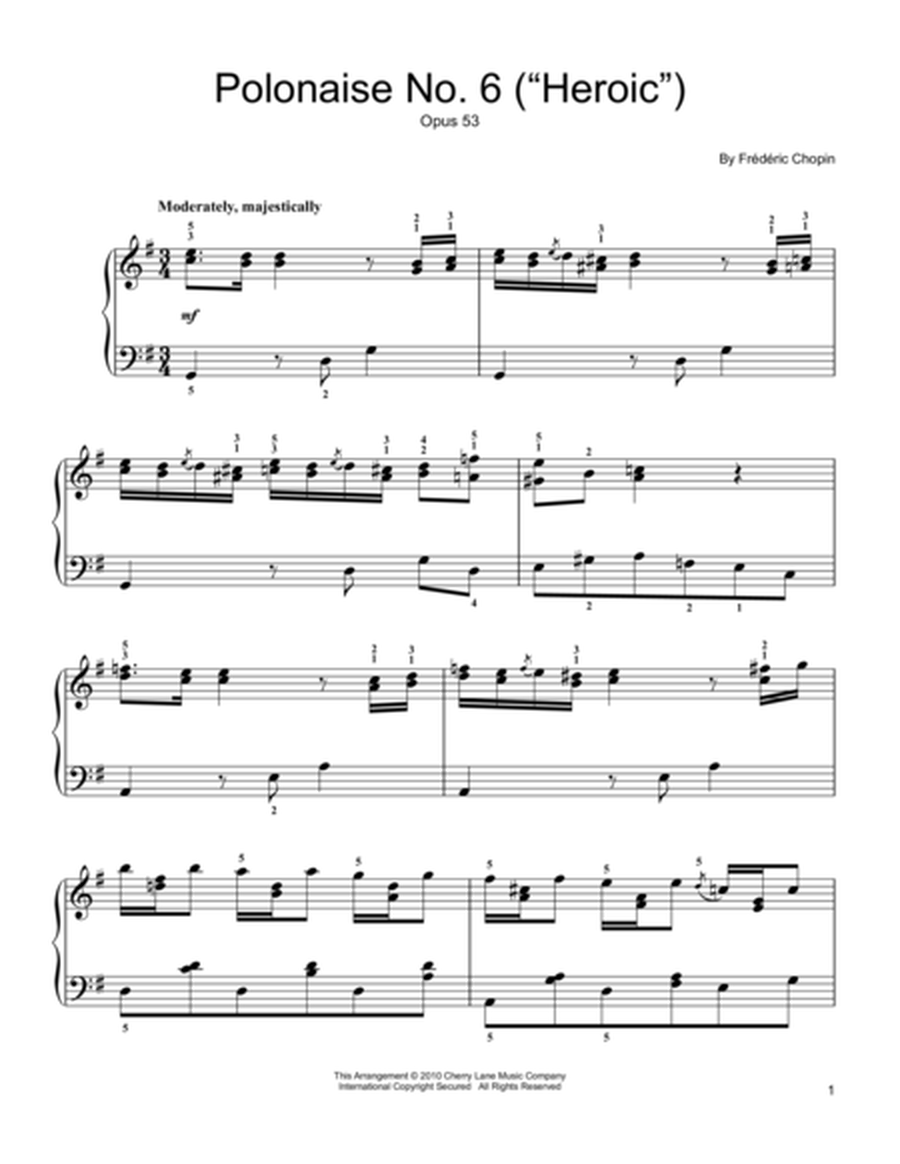 Polonaise No. 6, Op. 53