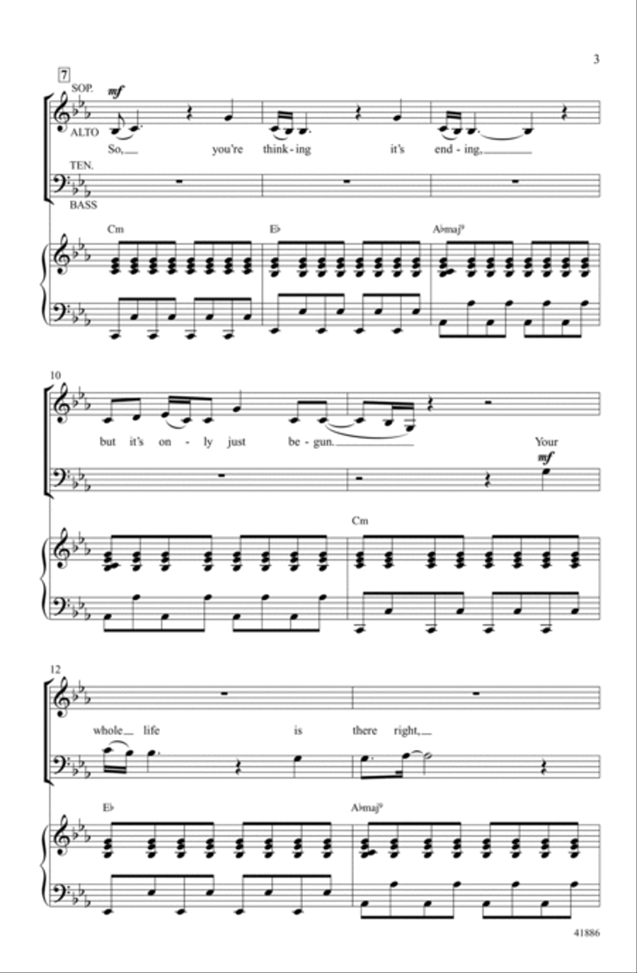 Unfinished Songs Unfinished Songs Choir scores gallery preview page 2