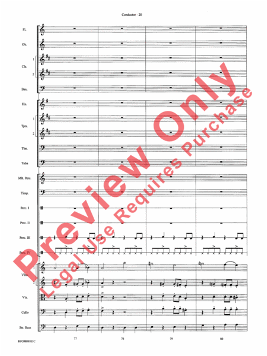 Dark Adventure Full Orchestra scores gallery preview page 23
