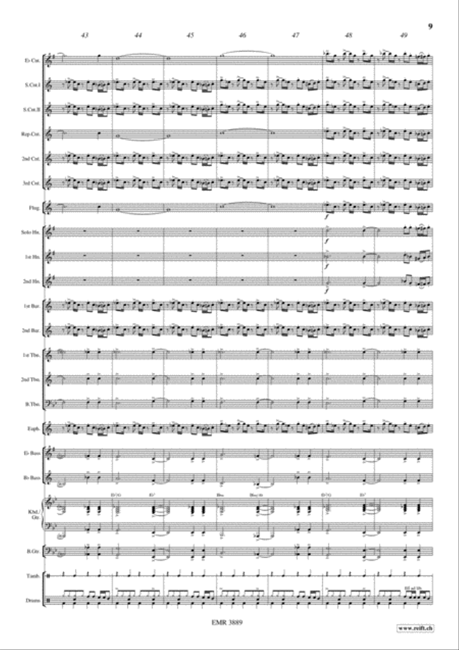 Ghostbusters Brass Band scores gallery preview page 10