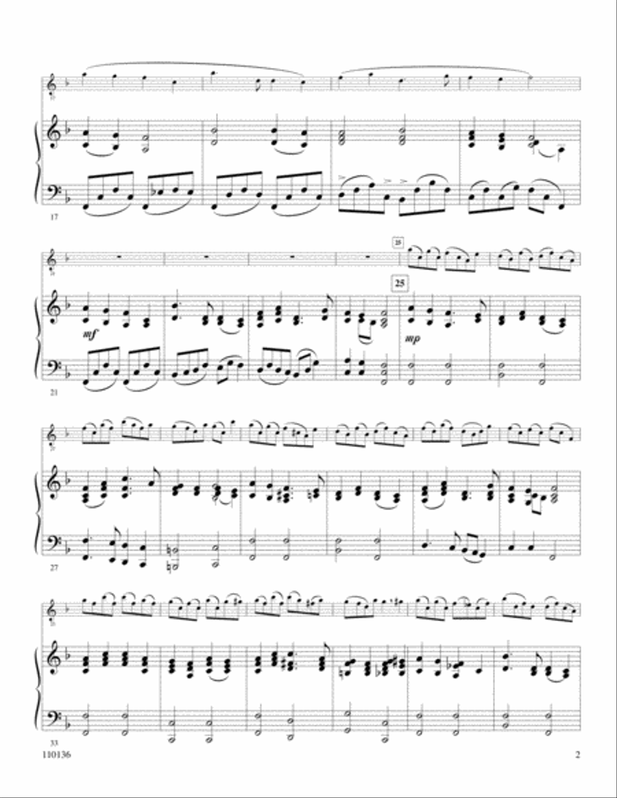 Tis So Sweet To Trust In Jesus Flute Solo scores gallery preview page 3