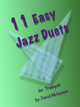 Book cover for 11 Easy Jazz Duets for Trumpet