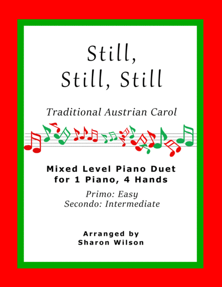 Still, Still, Still (Easy Piano Duet; 1 Piano, 4 Hands) image number null
