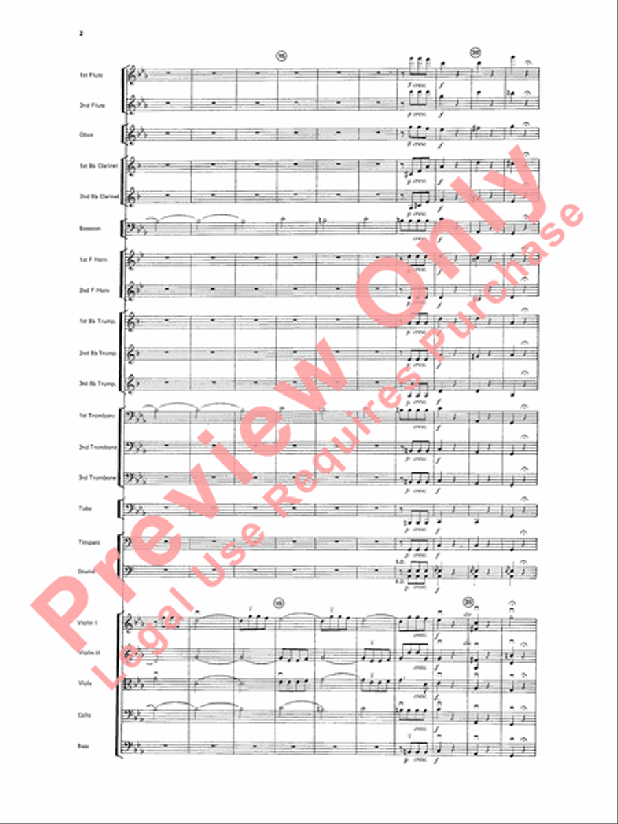 Beethoven's Symphony No. 5, 1st Movement Full Orchestra scores gallery preview page 5