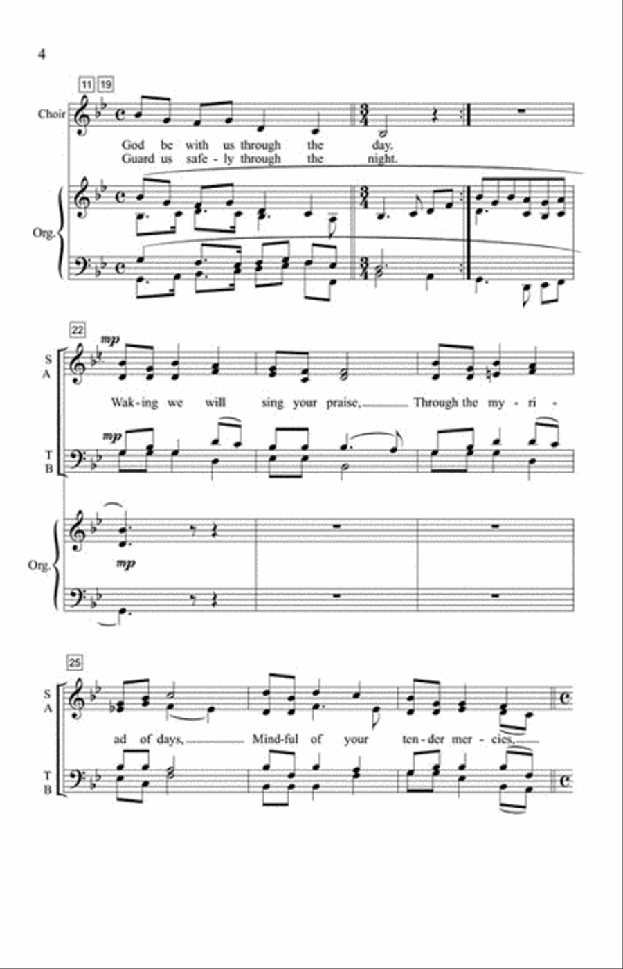 Daily Prayer 4-Part scores gallery preview page 3