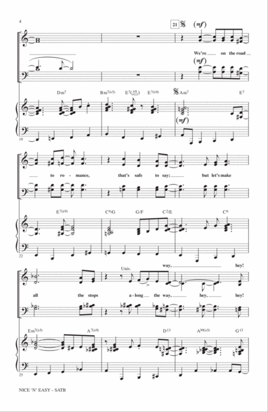 Nice 'n' Easy Nice 'n' Easy 4-Part scores gallery preview page 3
