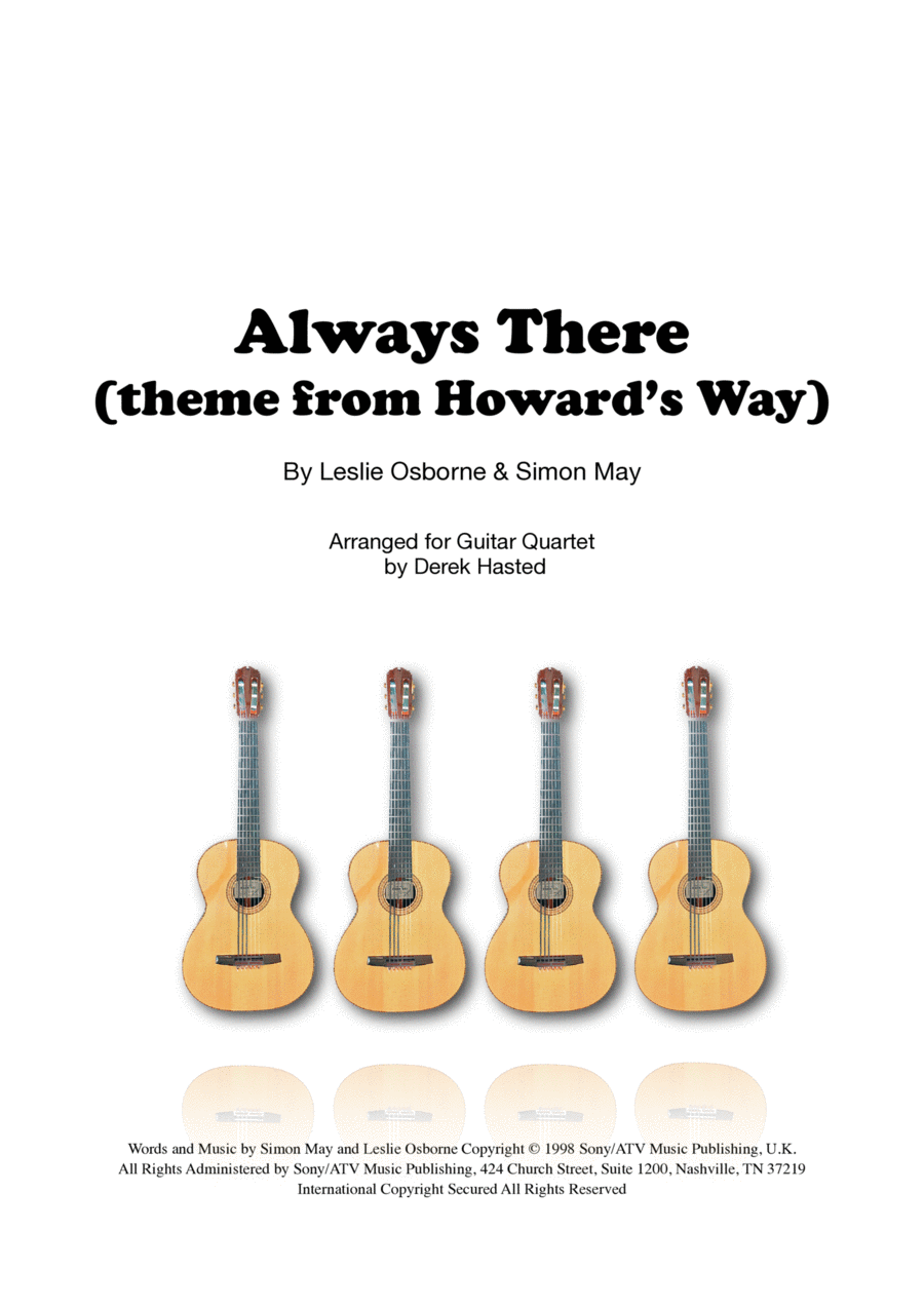 Always There Guitar Ensemble scores gallery preview page 1
