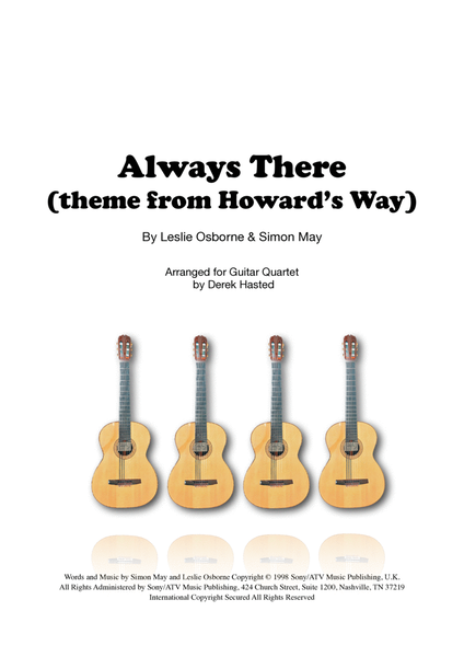 Always There by Derek Hasted Guitar Ensemble - Digital Sheet Music