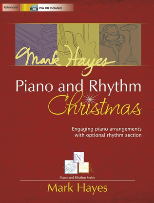 Book cover for Mark Hayes: Piano and Rhythm Christmas