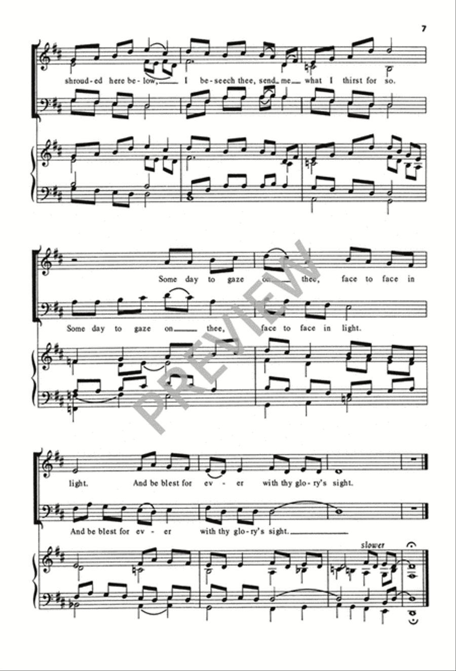 Godhead Here in Hiding 4-Part scores gallery preview page 8