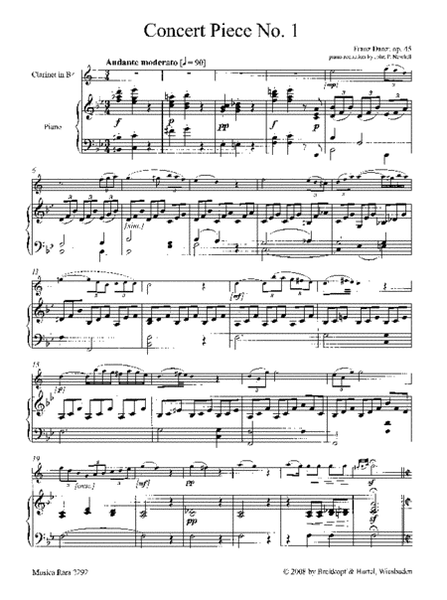 Concert piece No. 1 in Bb major Op. 45