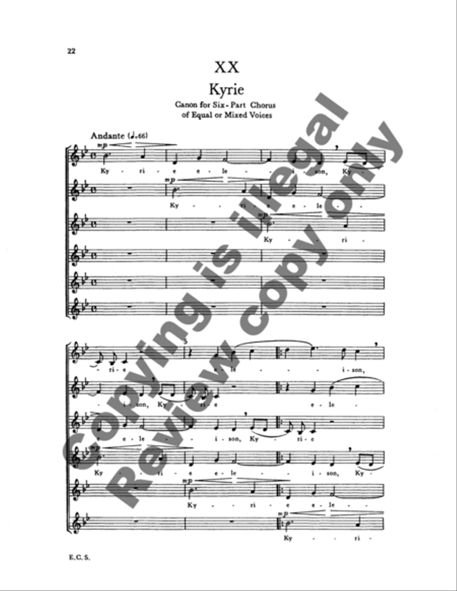 Epigrams and Epitaphs (21 Catches and Canons in 2-8 Parts) Choir scores gallery preview page 12