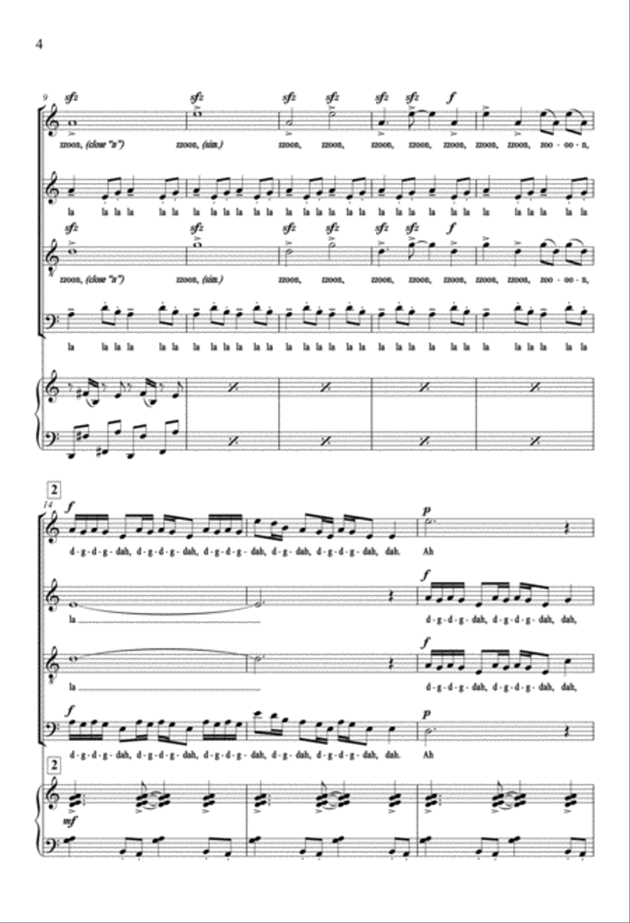 A Hoopla A Hoopla 4-Part scores gallery preview page 3