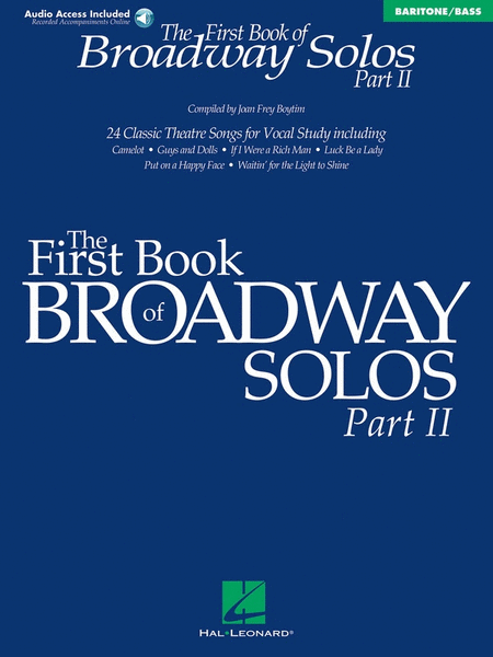 First Book Of Broadway Solos Ii Bar/Bass Book/CD