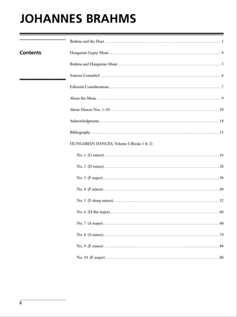 Brahms -- Hungarian Dances, Volume 1 Small Ensemble scores gallery preview page 2