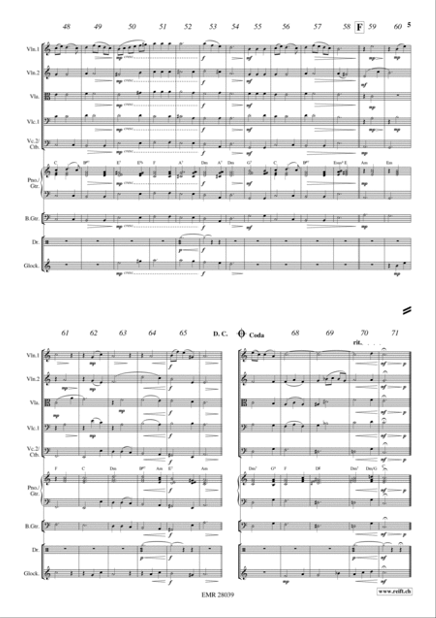 Romantic Classical Guitar scores gallery preview page 4