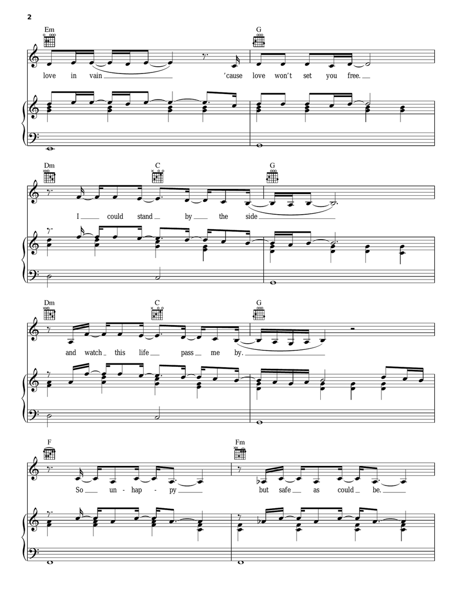 Happy Happy Piano, Vocal, Guitar scores gallery preview page 2