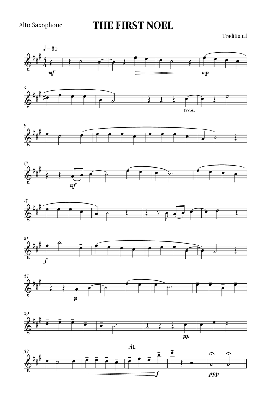 The first Noel Woodwind Quartet scores gallery preview page 5