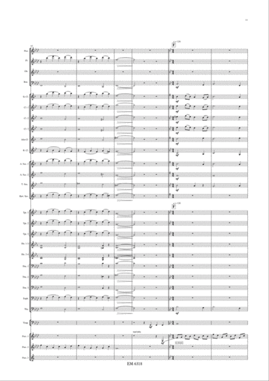 Lauras Stern und der Geheimnisvolle Drache Nian for Wind Band Concert Band scores gallery preview page 12