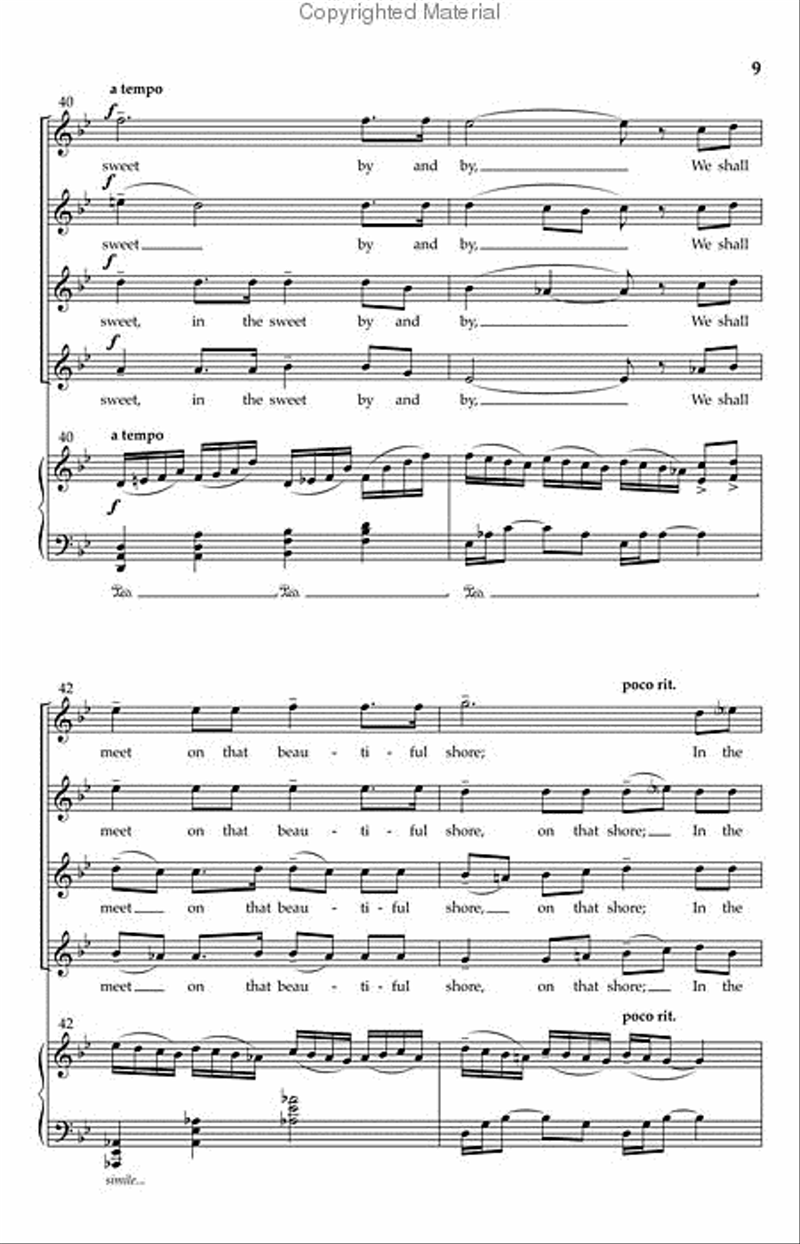 In the Sweet By and By SSAA scores gallery preview page 3