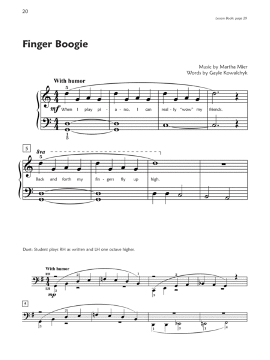 Premier Piano Course Jazz, Rags & Blues, Book 1B Piano Method scores gallery preview page 4