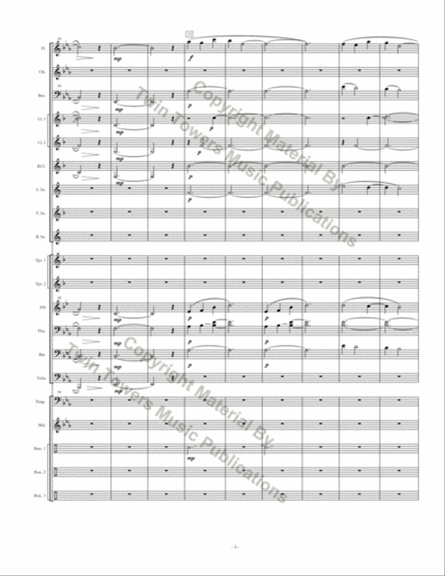 Monuments Monuments Concert Band scores gallery preview page 4