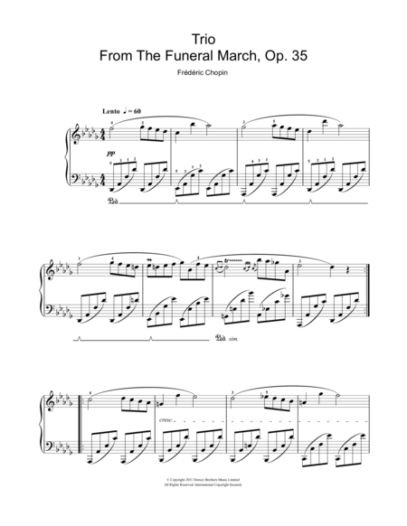 Trio From The Funeral March, Op. 35