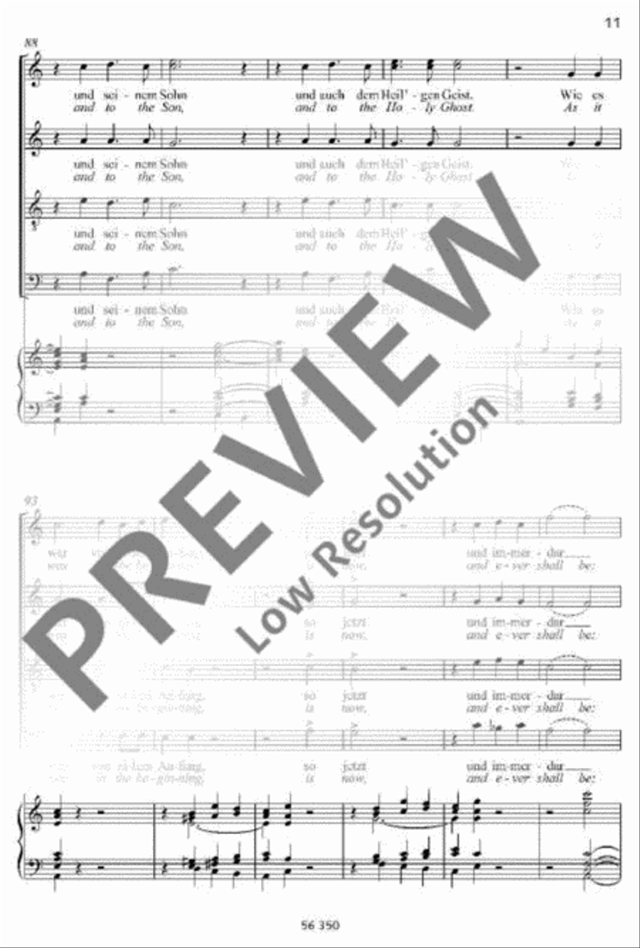 Magnificat Magnificat 4-Part scores gallery preview page 10