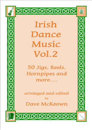 Book cover for Irish Dance Music Vol.2 for Viola; 50 Jigs, Reels, Hornpipes and more....