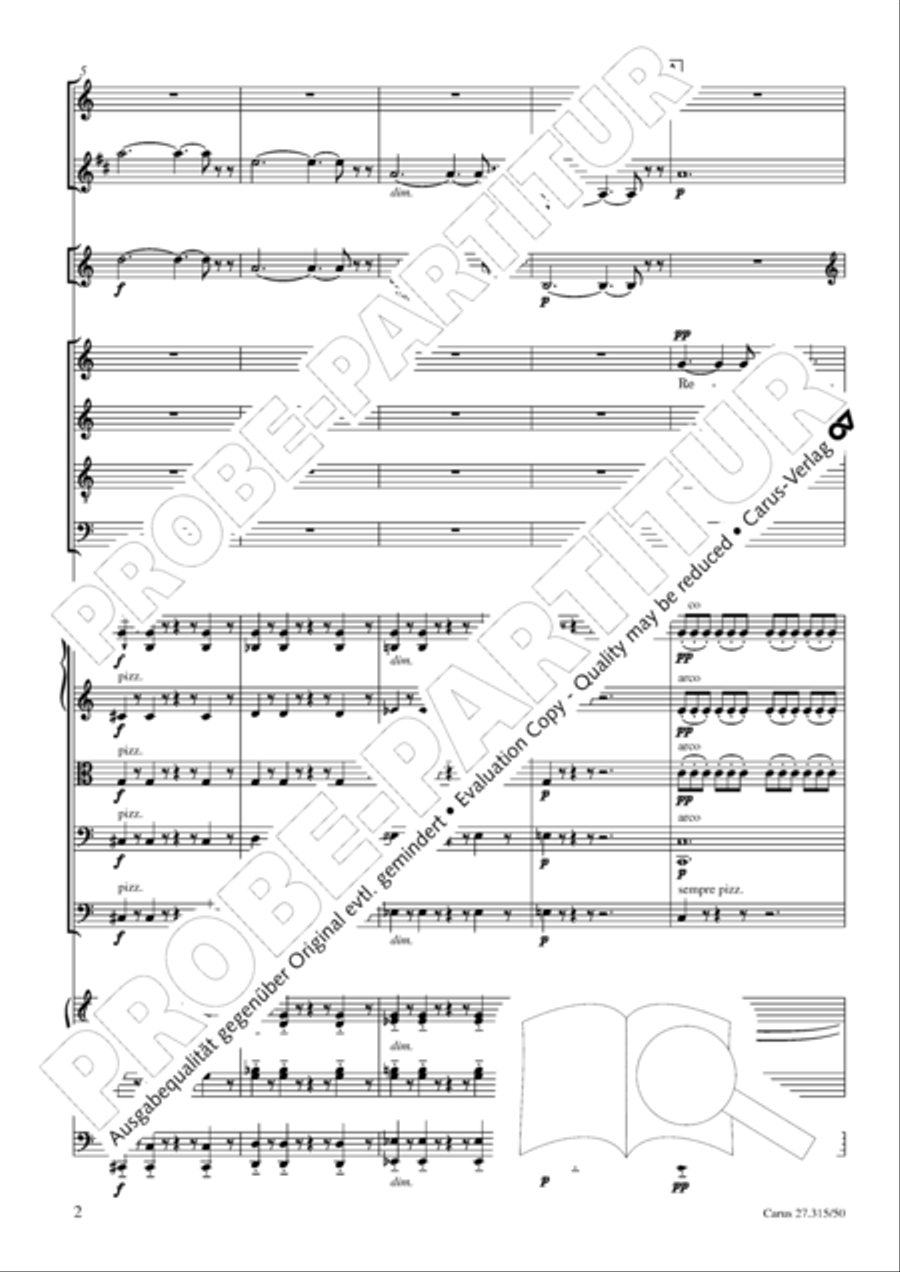 Requiem in C major 4-Part scores gallery preview page 5