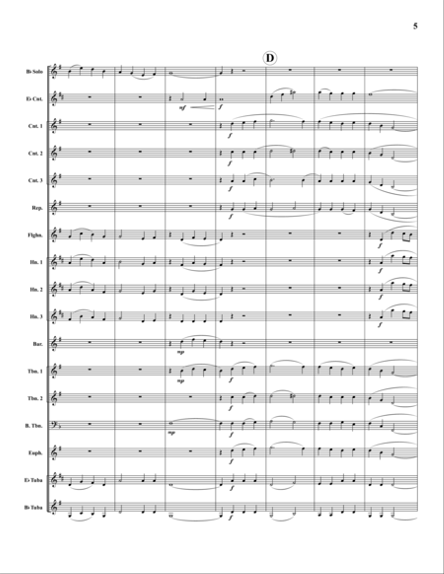 Danny Boy Brass Band scores gallery preview page 6