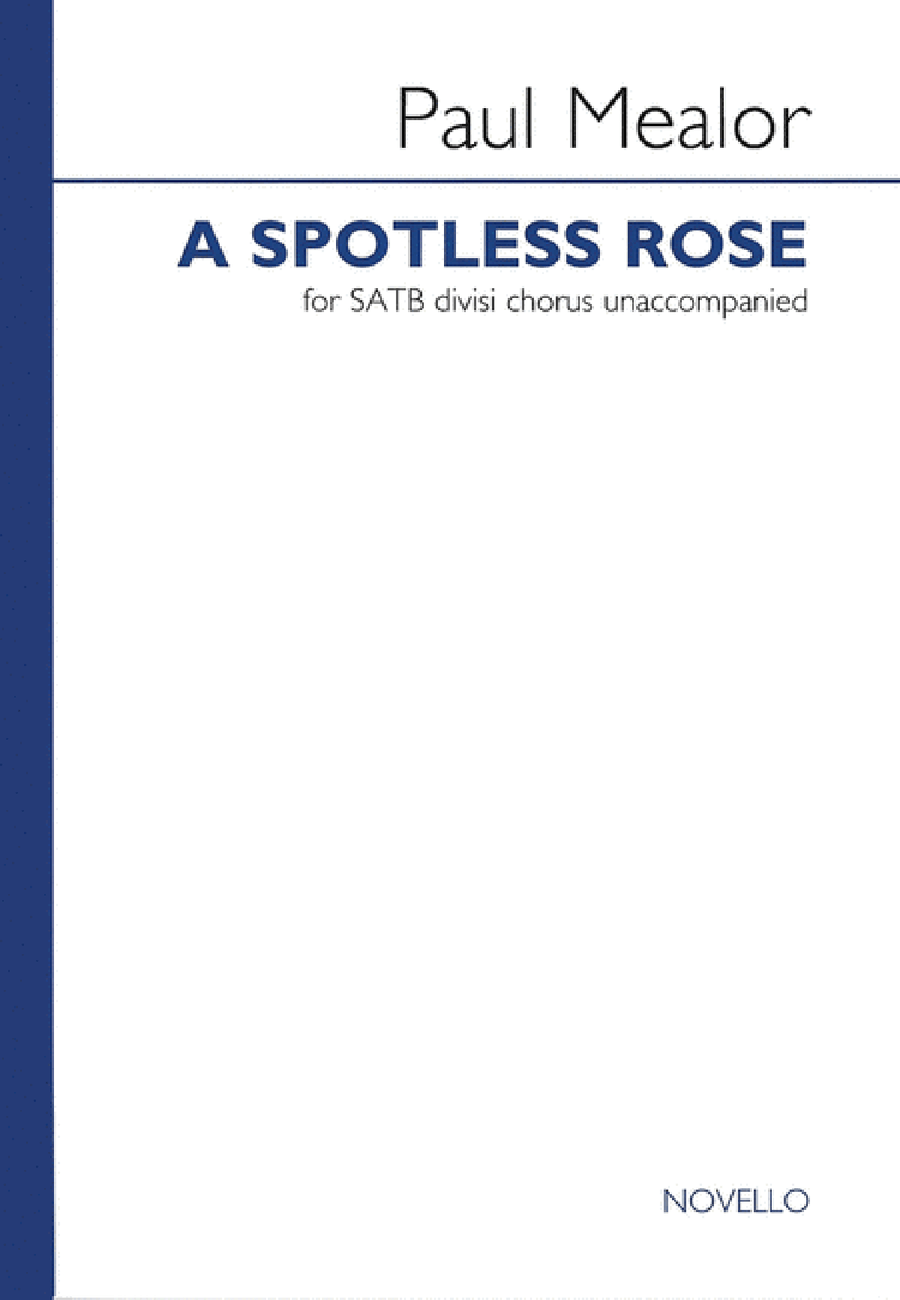 A Spotless Rose Divisi scores gallery preview page 1